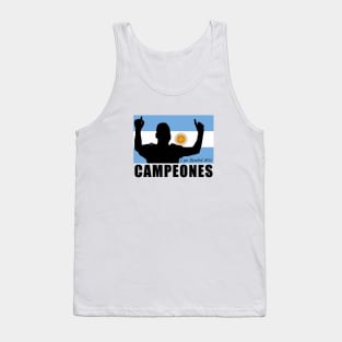 Argentina world cup campeones Tank Top